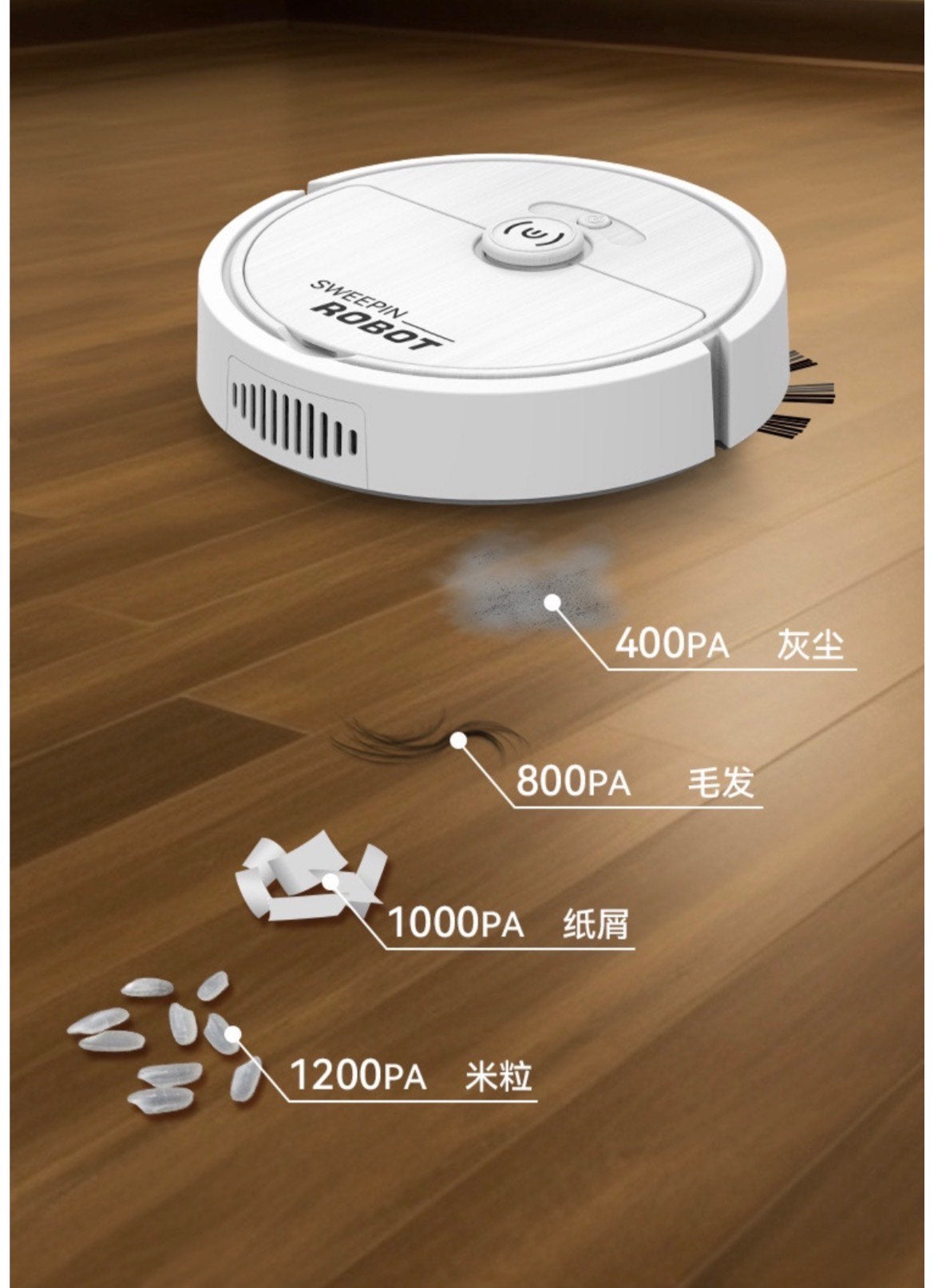 HydroEdge Sweeping Robot Vacuum Cleaner